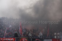 Вместе с фейерами болельщики Спартака поджигали кресла на стадионе