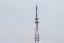 Монтаж цифровых антенн начался 22 ноября на башне нижегородского телецентра