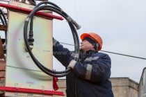 В настоящее время в Нижний Новгород прибыли антенны и фидеры, которые будут крепить на конструкцию телебашни