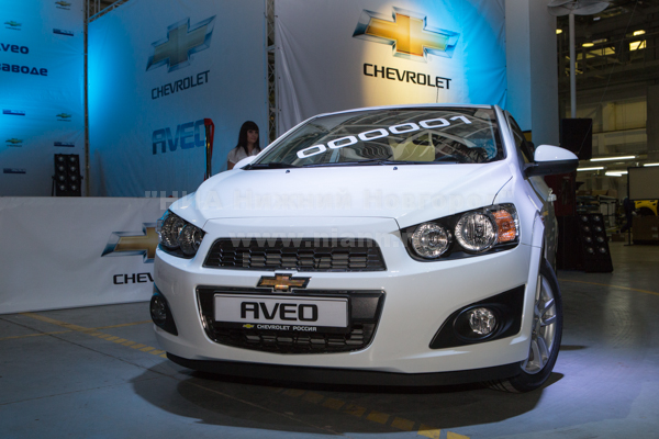 Серийное производство автомобилей Chevrolet Aveo началось 5 февраля на Горьковском автозаводе в Нижнем Новгороде