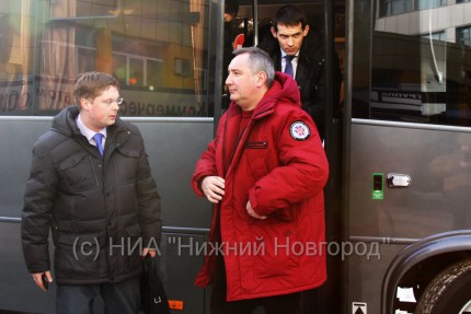 Вице-премьер правительства РФ Дмитрий Рогозин посетил Горьковский автомобильный завод