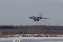 Ил-76МД пошел на взлет