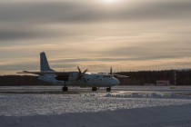 АН-24 РВ - турбовинтовой пассажирский самолёт для линий малой и средней протяжённости