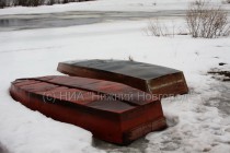 Волга начала вскрываться ото льда в Балахнинском районе Нижегородской области