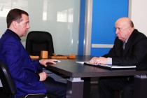 Премьер-министр РФ Дмитрий Медведев провел встреча с губернатором Валерием Шанцевым