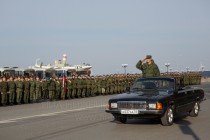 Первая сводная репетиция военного парада в Нижнем Новгороде