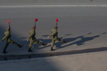 Первая сводная репетиция военного парада в Нижнем Новгороде