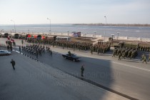 Первая сводная репетиция военного парада в Нижнем Новгороде