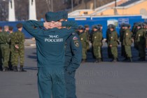 Первая сводная репетиция военного парада в Нижнем Новгороде