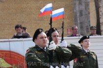 Показательные выступления кадетов