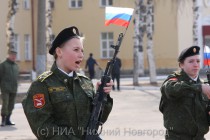 Показательные выступления кадетов