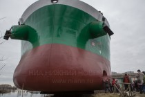 Новый танкер Конструктор Животовский спустили на воду на заводе Красное Сормово
