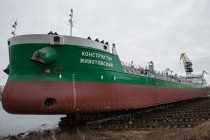 Новый танкер Конструктор Животовский спустили на воду на заводе Красное Сормово