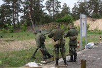 Стрельба по манекену холостыми патронами