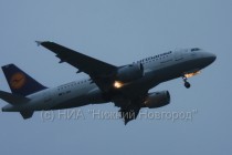 Lufthansa в небе над Нижним Новгородом. 22 июня. 4 часа утра