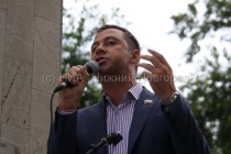 Выступление Александра Бочкарева на митинге было одним из самых импульсивных