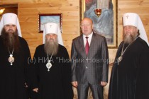Губернатор Валерий Шанцев с архиереями