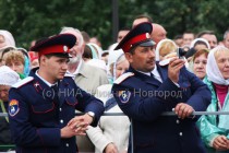 Казаки на торжественном богослужении