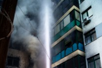 Пожарные за работой