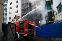 Пожарные за работой