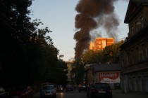 Пожар был виден за много километров