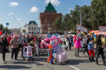 Парад детских колясок прошел в Нижнем Новгороде