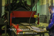 Запуск детали на обработку неровностей дробеметной машиной