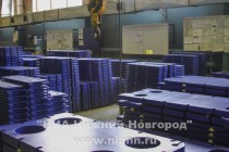 Из-за недостатка площадей готовые изделия складируются в производственном цеху завода