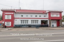 Открытие здания пожарного депо 6-ой пожарной части в Нижнем Новгороде