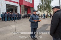Открытие здания пожарного депо 6-ой пожарной части в Нижнем Новгороде
