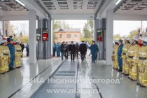 Открытие здания пожарного депо 6-ой пожарной части в Нижнем Новгороде
