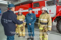 Открытие здания пожарного депо 6-ой пожарной части в Нижнем Новгороде