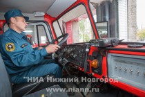 Открытие здания пожарного депо 6-ой пожарной части в Нижнем Новгороде