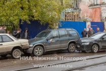 ДТП около дома 64 на улице Ильинской в Нижнем Новгороде