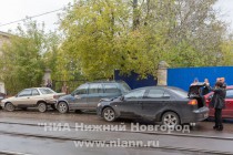 ДТП около дома 64 на улице Ильинской в Нижнем Новгороде