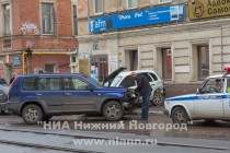 ДТП около дома 70 на улице Ильинской в Нижнем Новгороде