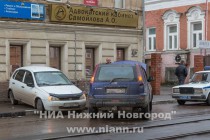 ДТП около дома 70 на улице Ильинской в Нижнем Новгороде