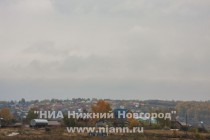 Вид на деревню Новопокровское в районе д. Кузнечиха