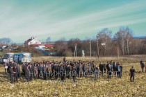 Делегация представителей муниципальных образований Нижегородской области на демонстрации уборки кукурузы