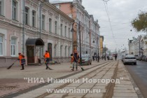 Улица значительно расширилась