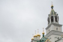 Крестный ход от собора Михаила Архангела по Ивановскому съезду к площади Народного Единства в Нижнем Новгороде