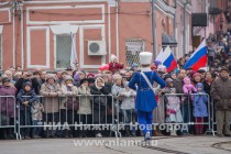 Торжественная церемония открытия празднования Дня народного единства у памятника Минину и Пожарскому в Нижнем Новгороде