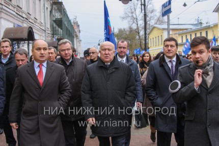 Открытие обновленной улицы Рождественской