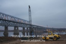 Подготовительные работы перед строительством моста начаты и с обоих берегов Волги