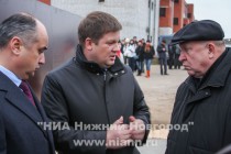 Глава администрации Нижнего Новгорода Олег Кондрашов, заместитель губернатора Нижегородской области Антон Аверин, губернатор Нижегородской области Валерий Шанцев (слева направо)