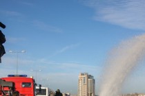 Сброс набранной воды в реку