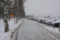 Новый парковочный комплекс на территории международного аэропорта Стригино