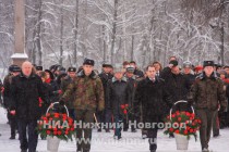 Полномочный представитель Президента РФ в ПФО Михаил Бабич (второй справа) и губернатор Нижегородской области Валерий Шанцев (слева)