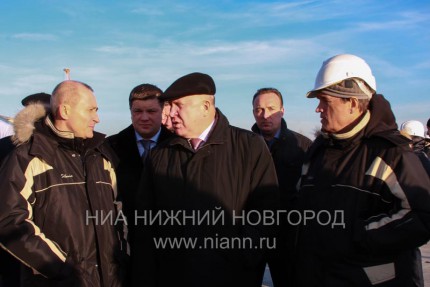 Правительство Нижегородской области провело выездное совещание по оценке хода строительства дублера Волжского моста