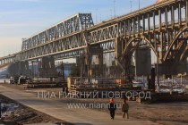 Стройплощадка дублера Волжского моста